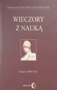 Wieczory z nauką Zeszyt 1/2007