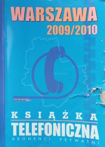 Książka telefoniczna Warszawa 2009/2010 Abonenci prywatni