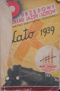 Urzędowy Rozkład Jazdy i Lotów Lato 1939