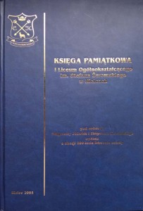 Małgorzata Jóźwiak, Księga Pamiątkowa I Liceum Ogólnokształcącego im. Stefana Żeromskiego w Kielcach