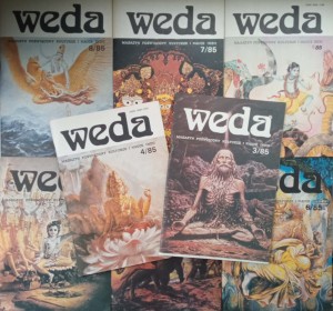 Weda Magazyn poświęcony kulturze i nauce Indii 8 numerów 1985
