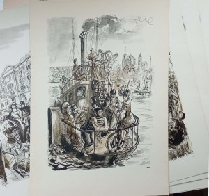 Stara Warszawa, Dwanaście ilustracji Antoniego Uniechowskiego