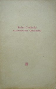 Stefan Grabiński, Niesamowite opowieści