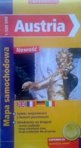 Austria, Mapa samochodowa