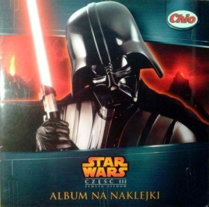 Star Wars część III Zemsta Sithów, album na naklejki Chio