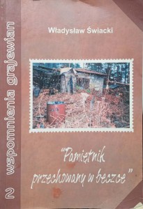 Władysław Świacki, Pamiętnik przechowany w beczce