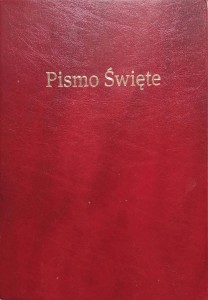 Biblia Stare i Nowe Przymierze EIB skóra bordowa