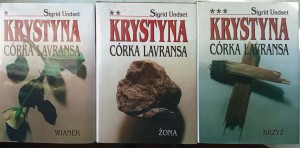 Sigrid Undset, Krystyna córka Lavransa 3 tomy KOMPLET