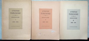 Stefan Żeromski, Dzienniki 3 tomy KOMPLET