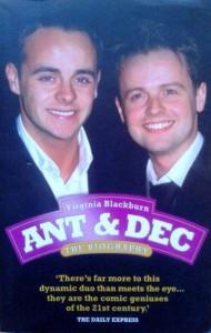 Virginia Blackburn, Ant&Dec The biography