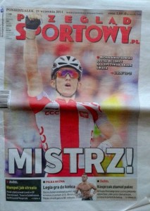 Przegląd Sportowy, Michał Kwiatkowski Mistrz!