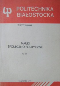 red. Henryk Bronakowski, Nauki społeczno- polityczne