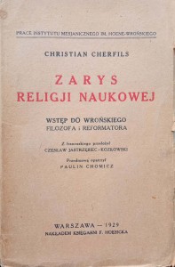 Christian Cherfils, Zarys religji naukowej