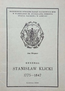 Jan Wegner, Stanisław Klicki 1775-1847
