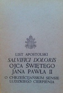 Jan Paweł II, List Apostolski o chrześcijańskim sensie ludzkiego cierpienia