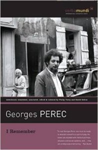 Georges Perec, I Remember