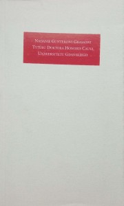 Nadanie Gunterowi Grassowi tytułu doktora honoris causa Uniwersytetu Gdańskiego