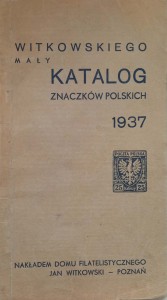 Witkowskiego mały katalog znaczków polskich 1937