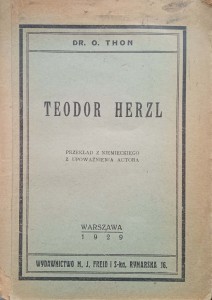 O.Thon, Teodor Herzl