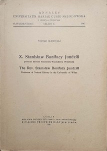 Witold Sławiński, X. Stanisław Bonifacy Jundziłł