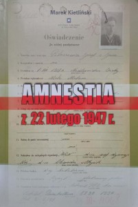 Marek Kietliński, Amnestia z 22 lutego 1947 r.