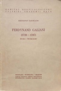 Krzysztof Żaboklicki, Ferdynand Galiani (1728-1787) 