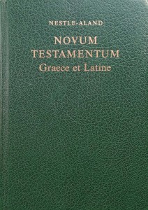 Novum Testamentum Graece et Latine
