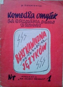 Henryk Sienkiewicz, Komedia omyłek La commedia degli errori