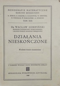 Wacław Sierpiński, Działania nieskończone