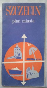 Szczecin Plan miasta 1978
