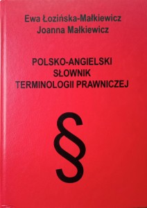 Polsko-angielski słownik terminologii prawniczej