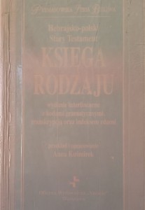 Księga Rodzaju Hebrajsko-polski Stary Testament