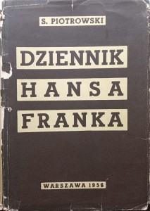 Stanisław Piotrowski, Dziennik Hansa Franka