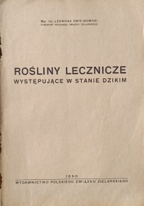 Leonidas Świejkowski, Rośliny lecznicze występujące w stanie dzikim