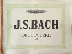 J.S. Bach Orgelwerke VIII nuty
