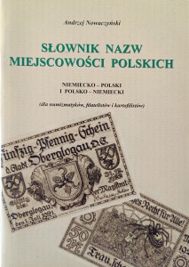 Andrzej Nowaczyński, Słownik nazw miejscowości polskich niemiecko-polski