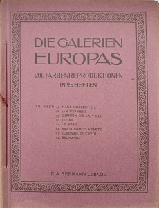 Die Galerien Europas 200 reprodukcji w 25 zeszytach