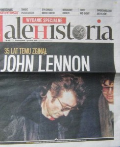 aleHistoria, John Lennon 35 rocznica śmierci