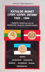 Janusz Parchimowicz, Katalog monet Litwy, Łotwy i Estonii 1922-1994