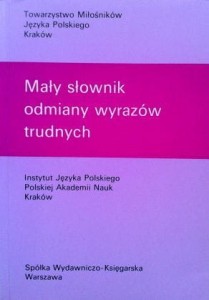 H. Wróbel, Mały słownik odmiany wyrazów trudnych