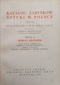Katalog Zabytków Sztuki Powiat prudnicki Województwo opolskie