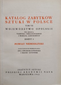 Katalog zabytków Sztuki Powiat niemodliński Województwo opolskie