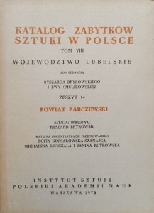 Katalog Zabytków Sztuki Powiat parczewski Województwo lubelskie