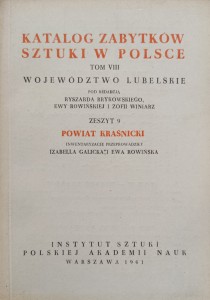 Katalog Zabytków Sztuki Powiat kraśnicki Województwo lubelskie