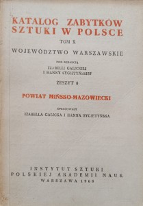 Katalog Zabytków Sztuki Powiat mińsko-mazowiecki Województwo warszawskie