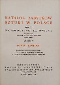 Katalog Zabytków Sztuki Powiat kłobucki Województwo katowickie