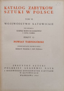 Katalog Zabytków Sztuki Powiat tarnogórski Województwo katowickie