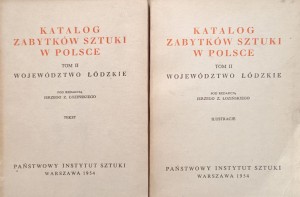 Katalog Zabytków Sztuki Województwo łódzkie tekst + ilustracje