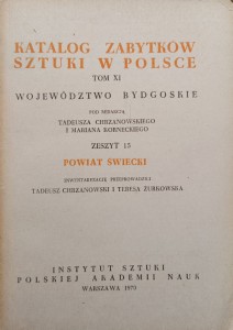 Katalog Zabytków Sztuki Powiat świecki Województwo bydgoskie