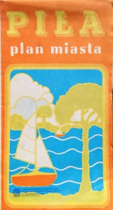 Piła Plan miasta 1988